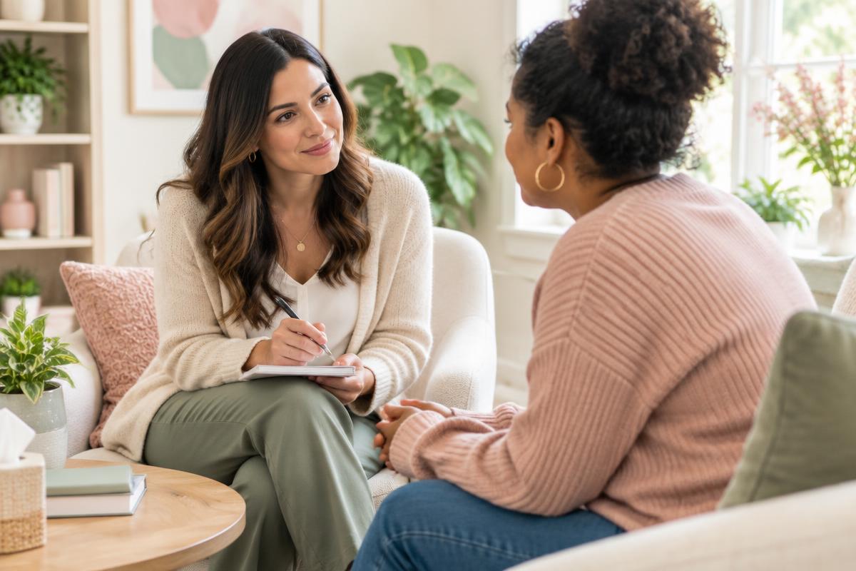 Women's mental health consultation in a welcoming clinic